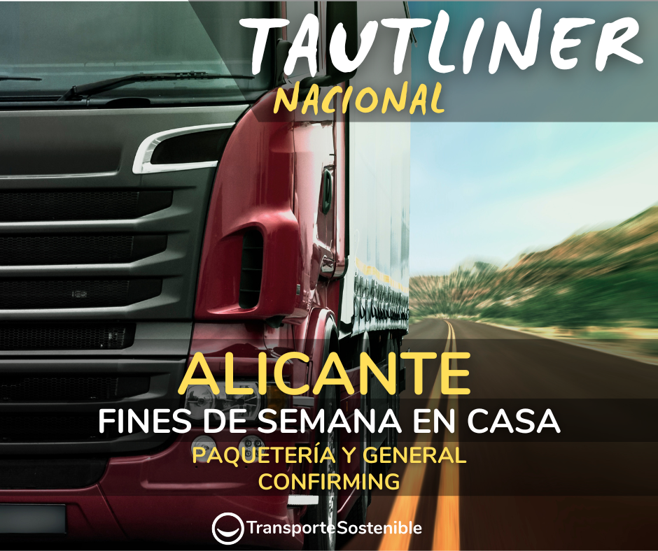 Conjunto Tautliner en Alicante para transporte sostenible