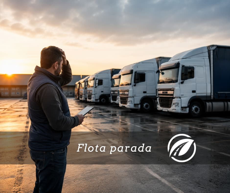 Responsable de tráfico revisando rutas pendientes por falta de conductores en una empresa de transporte