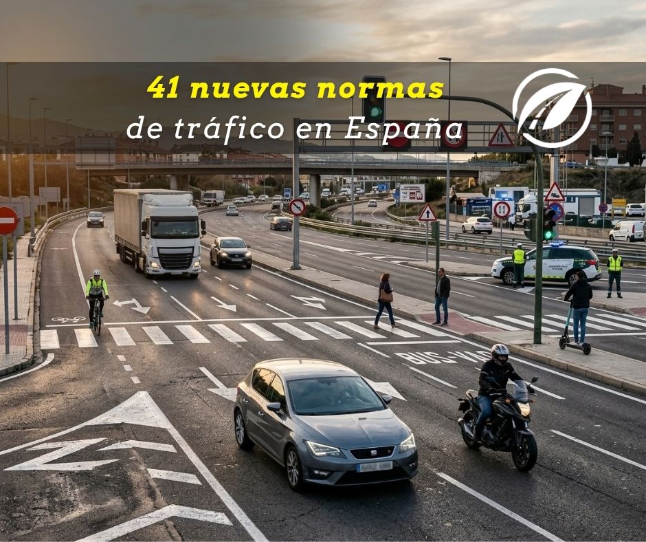 Las 41 nuevas normas de tráfico en España que entran en vigor en 2026